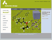Tablet Screenshot of materialsdesign.com